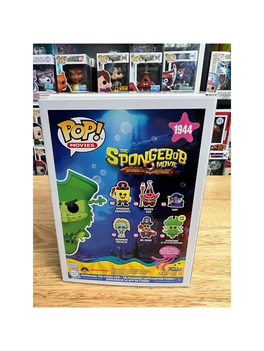 NEW IN HAND GLOW EXC Flying Dutchman Funko Pop #1944 Spongebob Squarepants TV